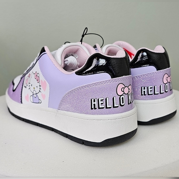 Hello Kitty by Sanrio Women’s Casual Court Sneaker Lavender Purple 8 - Picture 8 of 16